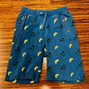 Hanna Andersson Disney Mickey shorts size 130 US 8 VGUC